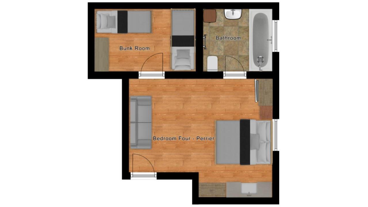Chalet Aventure B&B เลส์เฌต์ ภายนอก รูปภาพ