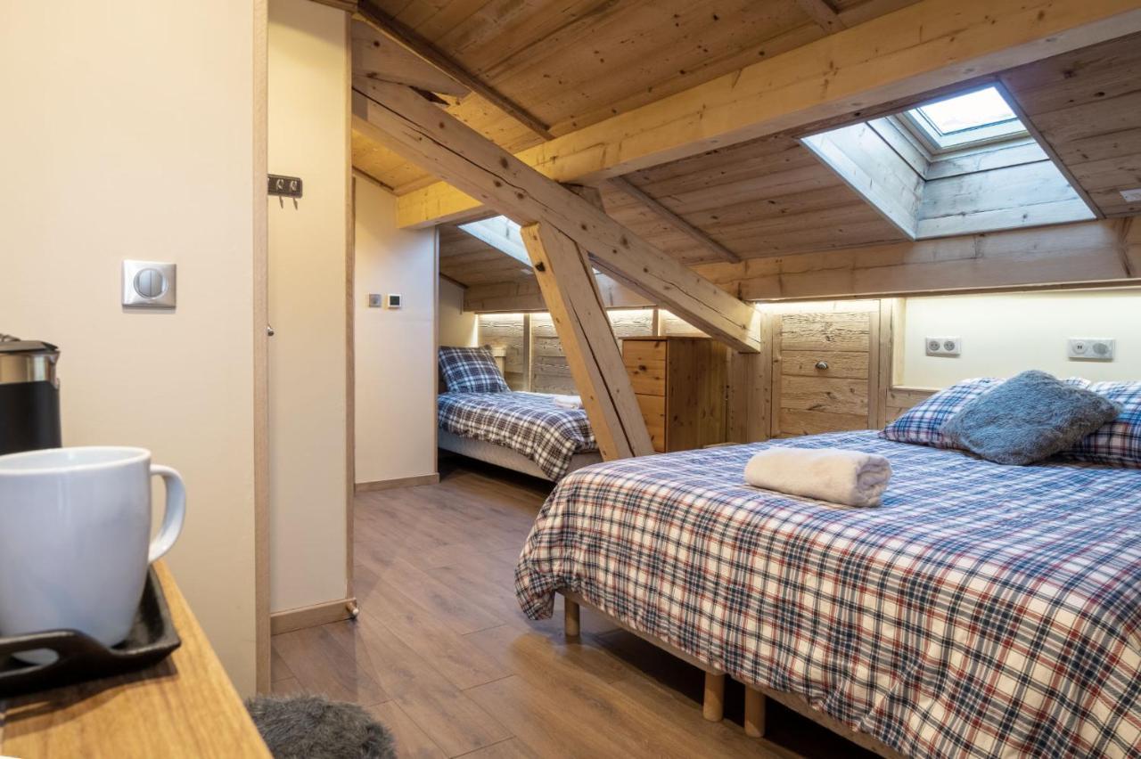 Chalet Aventure B&B เลส์เฌต์ ภายนอก รูปภาพ