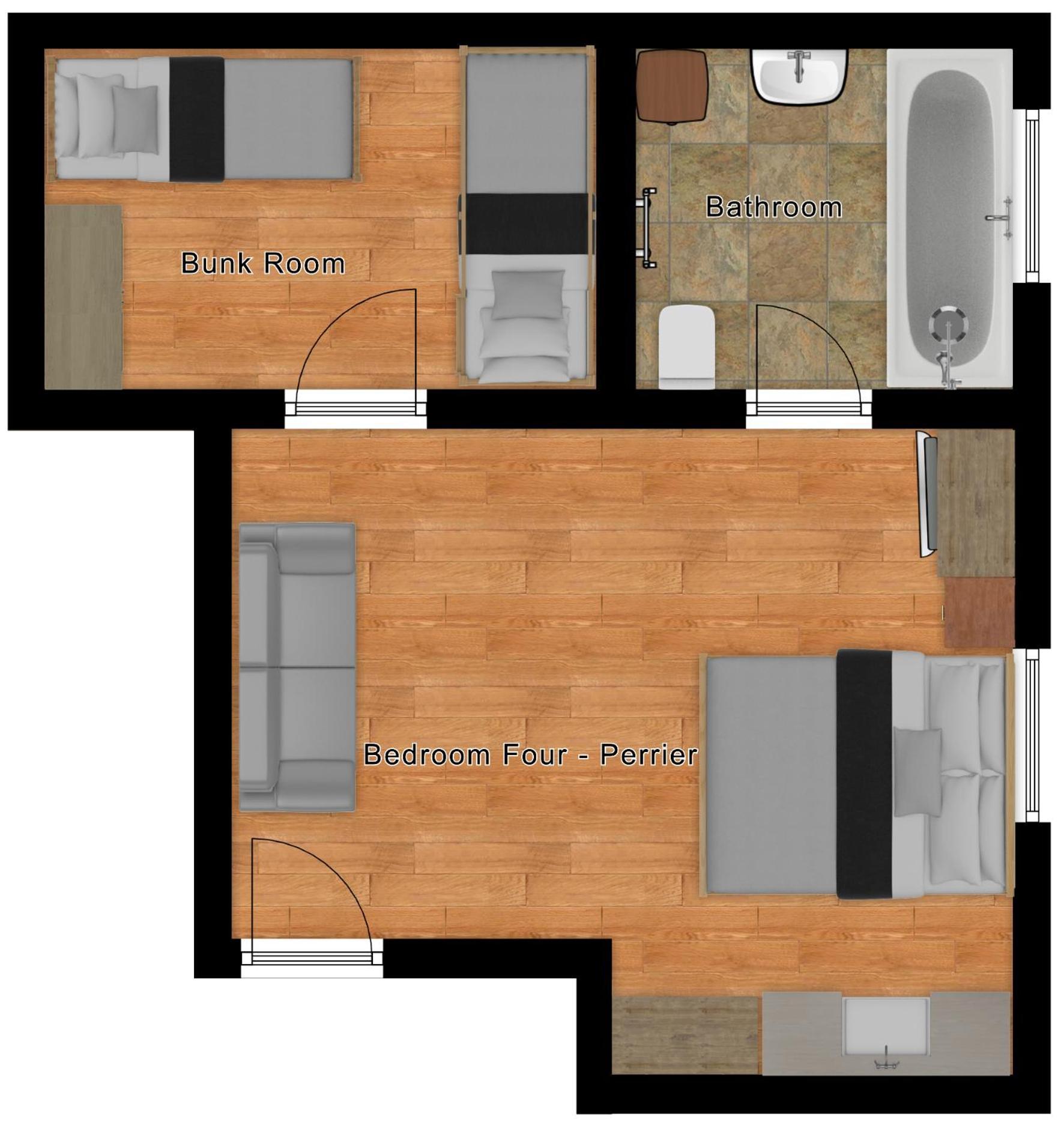 Chalet Aventure B&B เลส์เฌต์ ภายนอก รูปภาพ